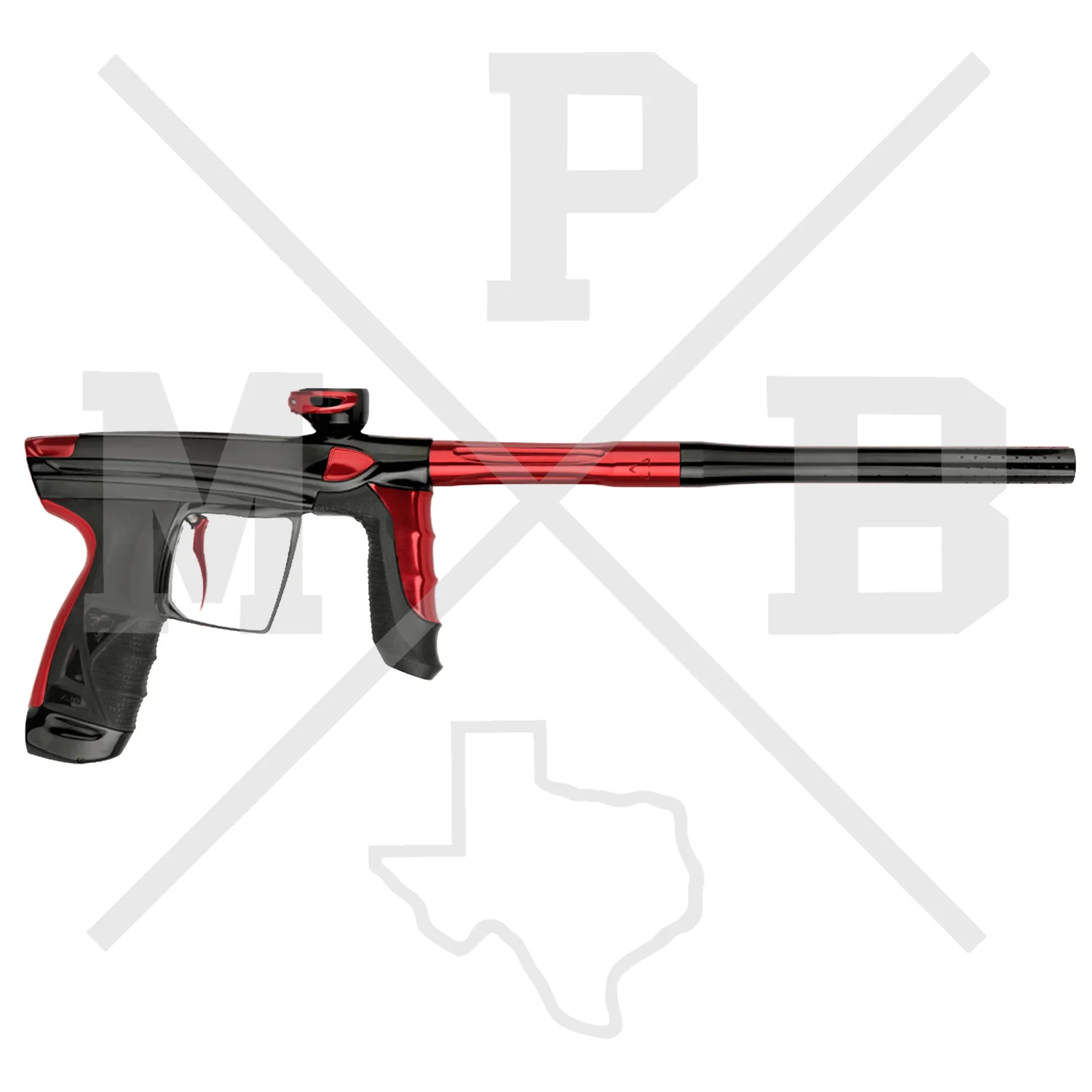 DLX Luxe AIRE - Gloss Black/Gloss Red