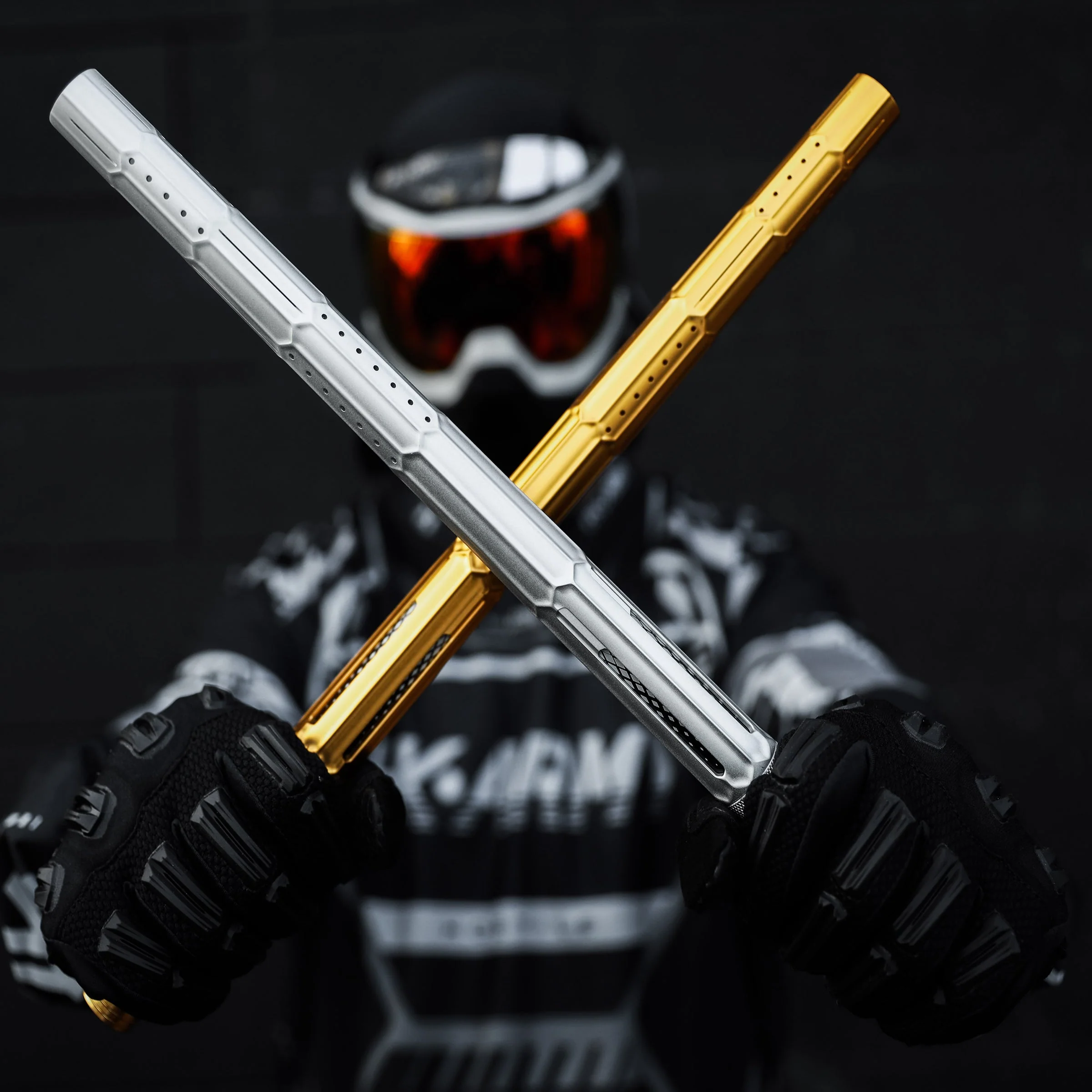 LAZR Elite Fractal Barrel Kit - 15" Dust Silver/Black Inserts - Cocker Threads - Image 11
