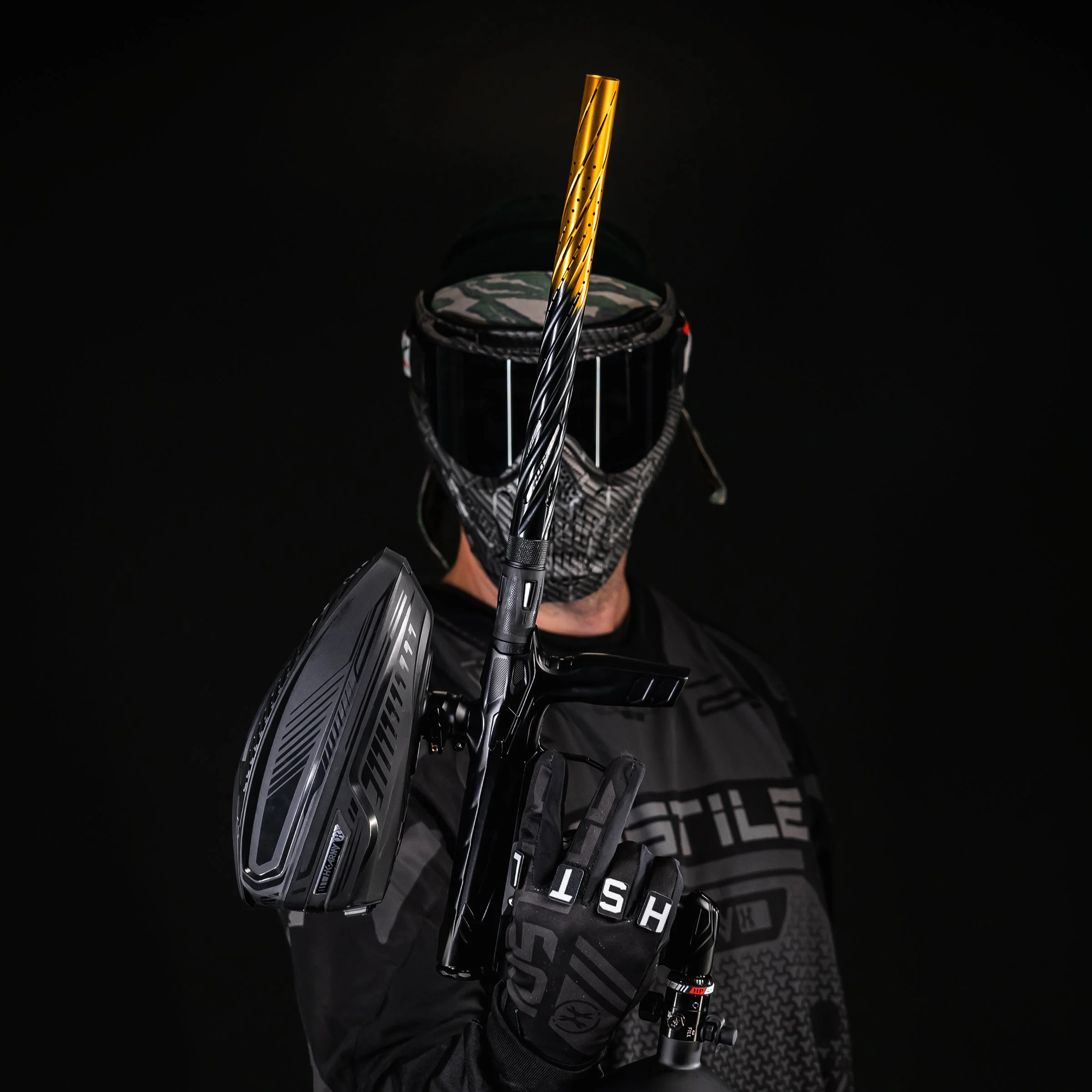 LAZR Elite Orbit Barrel Kit - 15" Black/Gold Fade - Black Inserts - Cocker Threads - Image 2