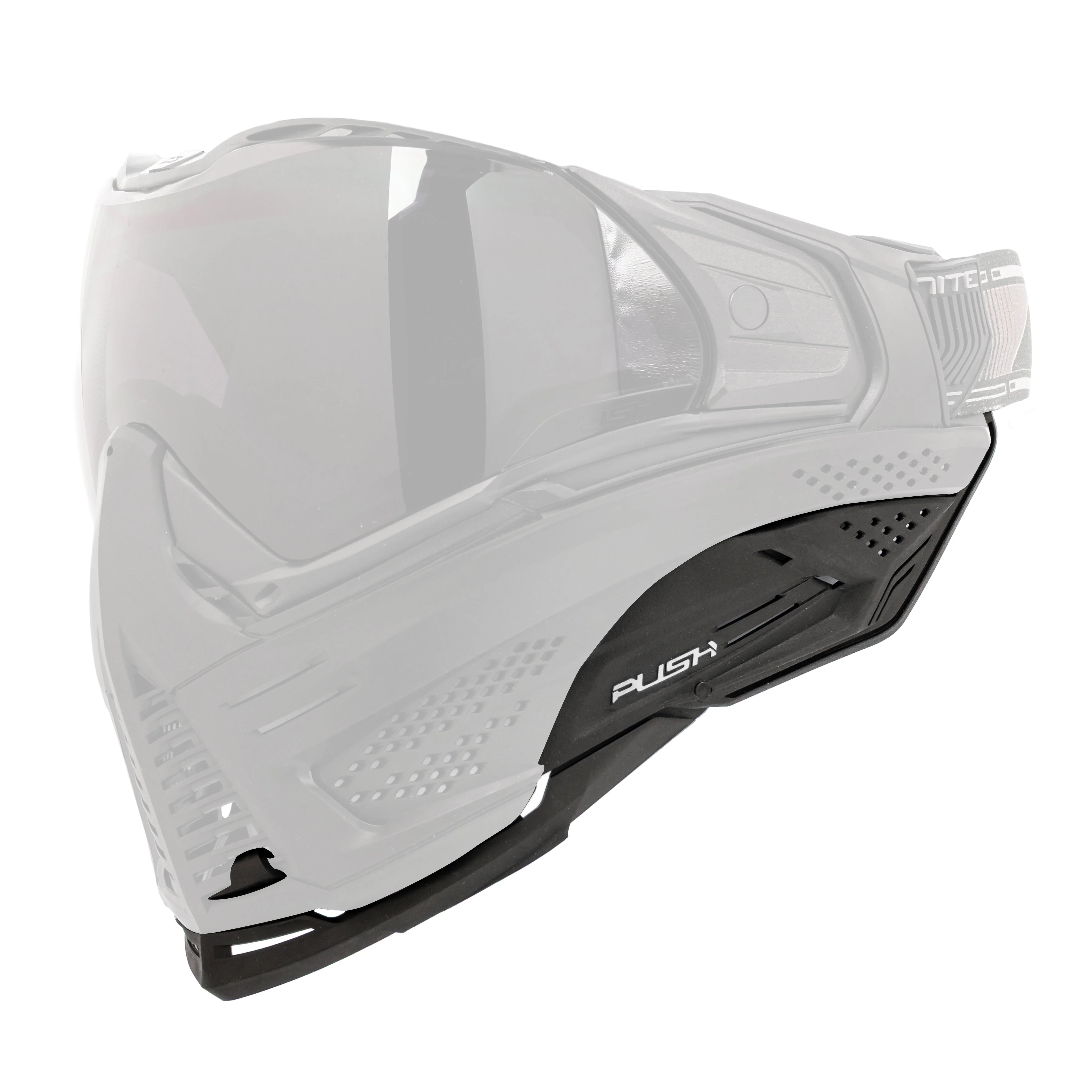 Push Unite Goggle Mk II - Warlord Omen (Black/White Skull) - Silver Lens - Image 8