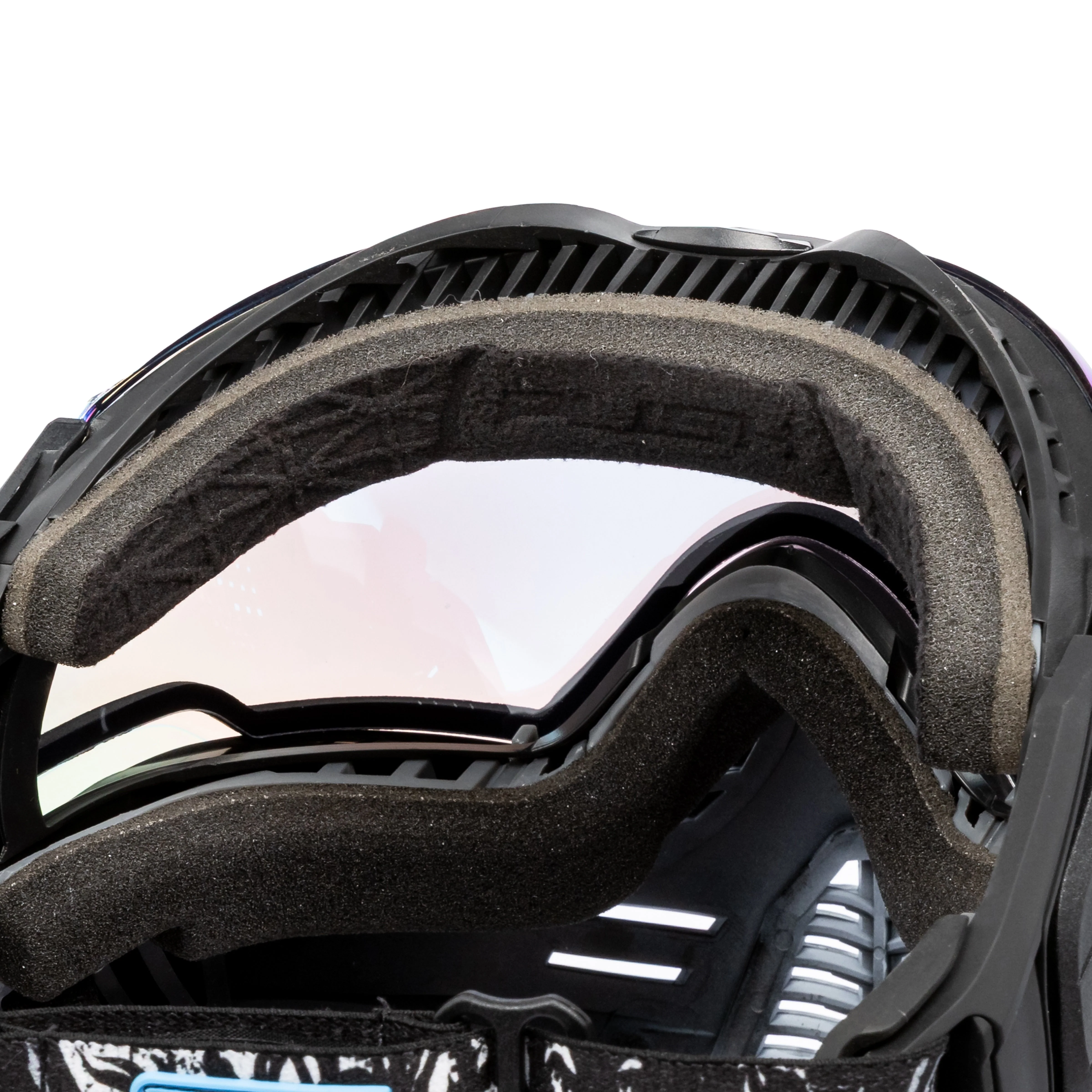 Push Unite Goggle Mk II - Warlord Soul (Black/White Skull) - Blue Lens - Image 6